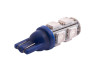 LED car lamp T10-5050-9smd blue 24V LEDUA