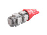 LED car lamp T10-5050-9smd red 24V LEDUA