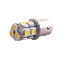 LED car lamp T25-5050-13SMD 1157 white 24V LEDUA
