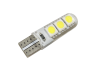 LED car lamp T10-5050-6smd silicone white 24V LEDUA