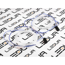 Angel eyes COB with bulb diameter 80mm green 12V LEDUA