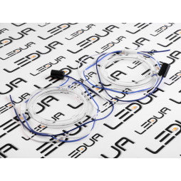 COB angel eyes with bulb diameter 80mm blue 12V LEDUA
