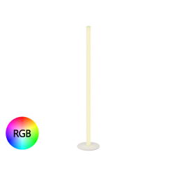 LED floor lamp round 220V 21.8W RGB 2000mm light gray housing LEDUA