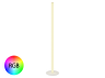 LED floor lamp round 220V 21.8W RGB 2000mm light gray housing LEDUA