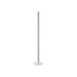 LED floor lamp round 220V 40W cold color 2000mm light gray housing LEDUA