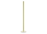 LED round floor lamp 220V 19.2W yellow color 2000mm light gray housing LEDUA