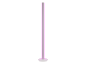 LED round floor lamp 220V W pink color 2000mm light gray housing LEDUA