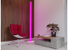 LED round floor lamp 220V W pink color 2000mm light gray housing LEDUA