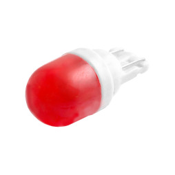 LED car lamp T10-5630-2smd bulb ceramic red 12V LEDUA