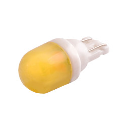 LED car lamp T10-5630-2smd bulb ceramic yellow 12V LEDUA