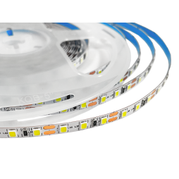 LED strip 2835-120led-5mm-12V 9W/m 22lm/led IP20 7000-7500K PREMIUM cold white 3 years warranty LEDUA