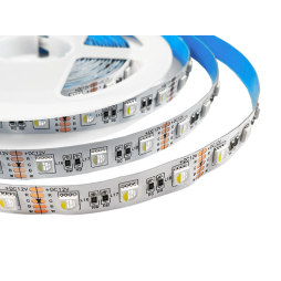 LED strip 5050-60led-12mm-12V 14.4W/m IP20 RGB/W in one diode 2 years warranty LEDUA