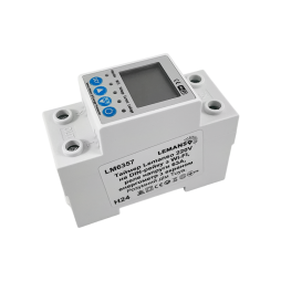 Timer + voltage relay 63A + energy meter with screen on DIN-rail with wi-fi LM6357 Smart home Tuya
