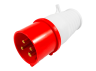 Portable plug (VP) 16A/4p (3p+n) 380-415V IP44 red LEE-014 LM2002 Lemanso
