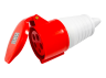 Portable socket (GP) 32A/5p (3p+n+e) 380-415V IP44 red LEE-225L LM2039 Lemanso