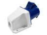 Stationary socket (GS) 32A/3p (2p+n) 220-240V IP44 blue LEE-123 LM2011 Lemanso