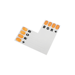 L connector for LED strip 10mm 4pin without clamps LMA9433 Lemanso