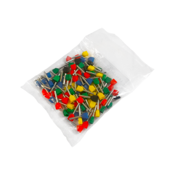 Cable tubular end (double) 2*0.5mm2 100pcs LM2677 Lemanso