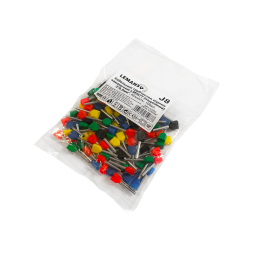 Cable tubular end (double) 2*0.5mm2 100pcs LM2677 Lemanso