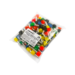 Cable tube end (double) 2*6.0mm2 100pcs LM2683 Lemanso