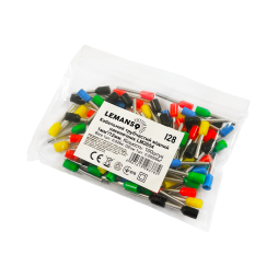 Cable tube end 1mm2/12mm 100pcs LM2654 Lemanso
