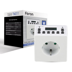 Socket with timer Feron TM211