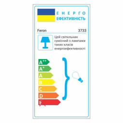 Sidewalk lamp Feron 3733 under the lamp black