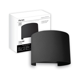 Architectural LED surface-mounted luminaire Feron DH013 6W 4000K black