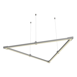 LED pendant lamp, ceiling lamp "Delta mini" triangle 110-240V 24W 4500k1000*1000*1000 LEDUA