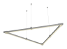LED pendant lamp, ceiling lamp "Delta mini" triangle 110-240V 24W 4500k1000*1000*1000 LEDUA