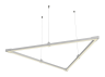 LED pendant lamp, ceiling lamp "Delta mini" triangle 110-240V 24W 4500k1000*1000*1000 white body LEDUA