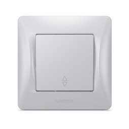 Single-button switch through silver silk VIDEX BINERA