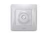 SAT single satellite socket silver silk VIDEX BINERA