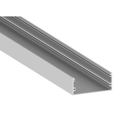 Aluminum profile for LED strip AL-46 2 meters anodized overhead "Some deformation" LEDUA