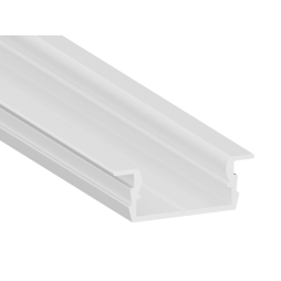 Aluminum profile for LED strip AL-67 2 meters white recessed LEDUA
