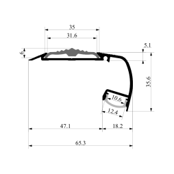 Diffuser, diffuser LRM 2 meters matte