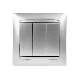 Switch 3-way Sakura silver LMR1308 Lemanso