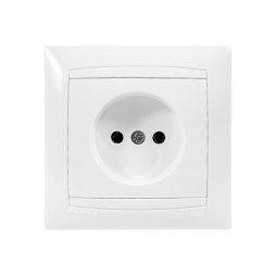 Socket ceramic 1-way Sakura white LMR1015 Lemanso