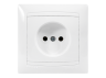 Socket ceramic 1-way Sakura white LMR1015 Lemanso