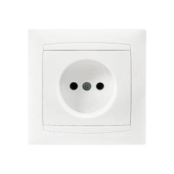 Socket 1-way Sakura white LMR1020 Lemanso
