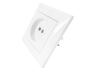 Socket 1-way Sakura white LMR1020 Lemanso