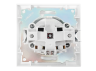 Socket 1 Sakura white with grounding LMR1021 Lemanso