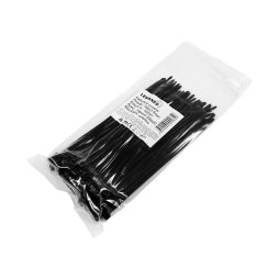 Cable tie locking black 3.5*150mm. (3*150) (100pcs pack)