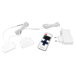 Set driver 12W + dimmer with remote control + junction box 10 outputs, white 12V LEDUA