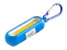 1w cob keyring flashlight with carabiner LMF50 plastic blue Lemanso
