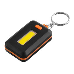 1w cob keyring flashlight for keys LMF51 plastic black Lemanso