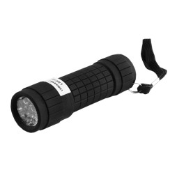 9led black flashlight LMF31 plastic Lemanso