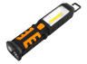 COB flashlight 3w+3wLED+3kr.LED with magn. and battery 1800mah LMF9314 black Lemanso