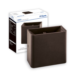 Architectural LED surface-mounted luminaire Feron DH028 3W 4000K brown