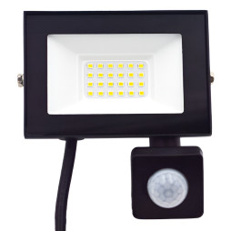 LED spotlight 20w 6500K IP54 2000LM LEMANSO 175-265V with sensor black/LMPS105-20 "Magic"